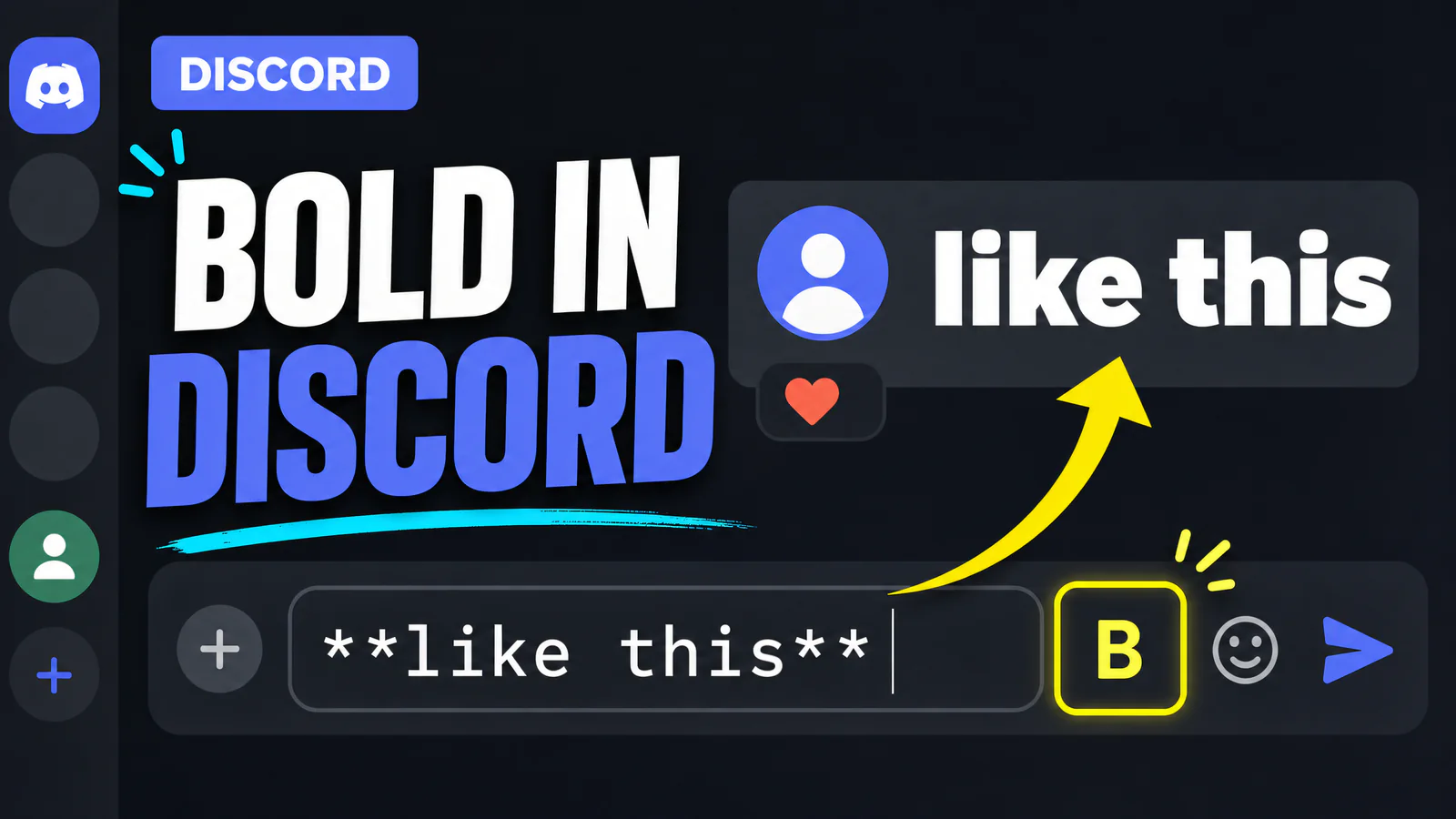 Discord message composer turning double-asterisk syntax into bold text